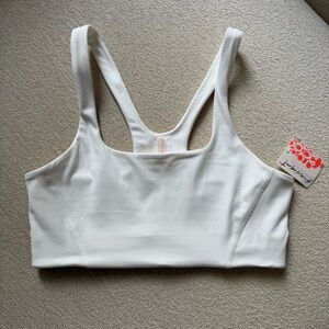 FP Movement White Sports Bra